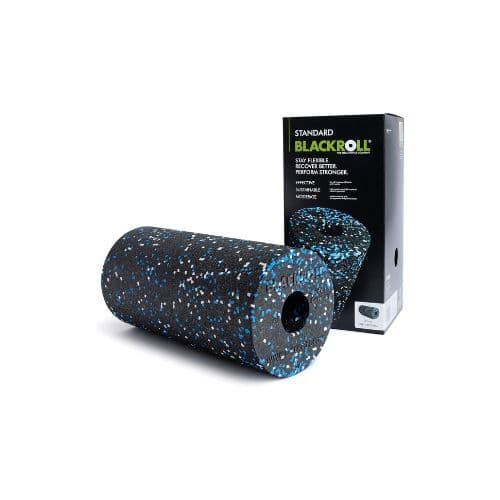 Rouleau standard de massage 30cm Noir et Bleu – Blackroll