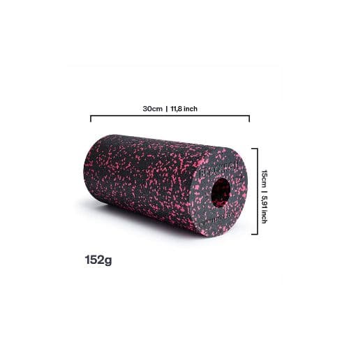 Rouleau standard de massage 30cm Noir et Rose – Blackroll