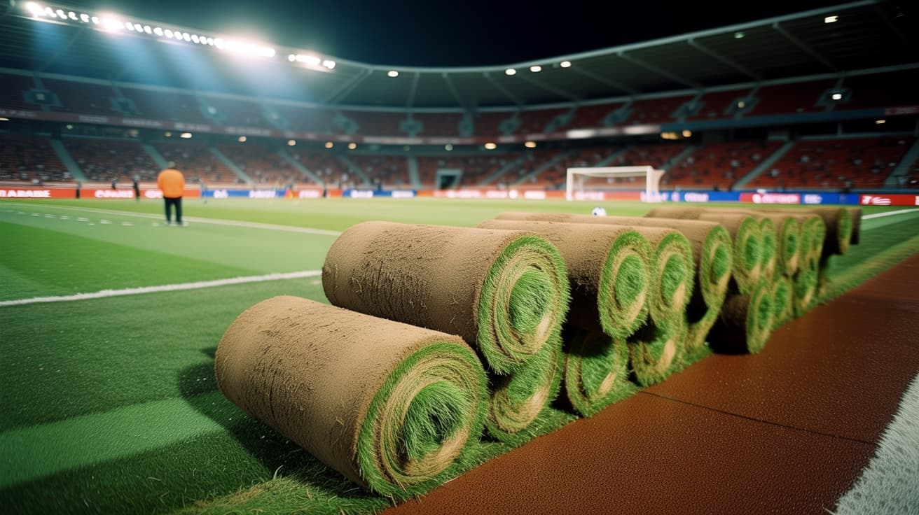 Des pelouses cultivées en ferme : le chantier caché des stades NFL du Mondial